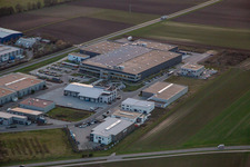 Vue aérienne de Heo GmbH à Herxheim bei Landau dans le département Rhénanie-Palatinat, Allemagne