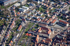 Photographie aérienne de Château Bad Bergzabern à Bad Bergzabern dans le département Rhénanie-Palatinat, Allemagne
