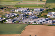 Vue aérienne de Kardex Software GmbH à Rülzheim dans le département Rhénanie-Palatinat, Allemagne