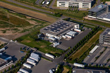 Vue aérienne de Stagiaire TRANSAC. Speditionsgesellschaft mbH à Rülzheim dans le département Rhénanie-Palatinat, Allemagne