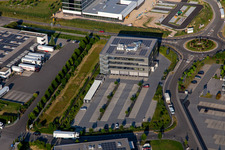 Vue aérienne de ITK Engineering GmbH à Rülzheim dans le département Rhénanie-Palatinat, Allemagne
