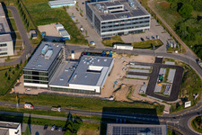 Vue aérienne de Kardex Software GmbH à Rülzheim dans le département Rhénanie-Palatinat, Allemagne