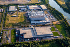 Vue aérienne de MEG Wörth am Rhein GmbH à Wörth am Rhein dans le département Rhénanie-Palatinat, Allemagne