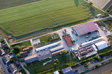 Vue oblique de Ferme biologique Kugelmann à Kandel dans le département Rhénanie-Palatinat, Allemagne