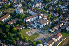 Vue aérienne de Cliniques d'Asklepios Palatinat du Sud à Kandel dans le département Rhénanie-Palatinat, Allemagne