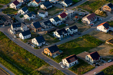 Photographie aérienne de Nouvelle zone de développement Veilchenweg à Kandel dans le département Rhénanie-Palatinat, Allemagne
