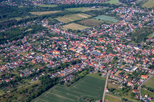 Vue aérienne de Quartier Rieder in Ballenstedt dans le département Saxe-Anhalt, Allemagne