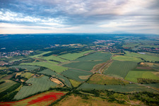 Vue aérienne de Munichberg à le quartier Stecklenberg in Thale dans le département Saxe-Anhalt, Allemagne