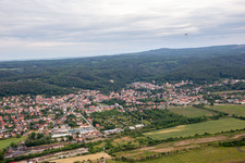 Vue aérienne de Quartier Gernrode in Quedlinburg dans le département Saxe-Anhalt, Allemagne