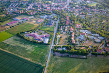 Vue aérienne de Travail d'équipe-wfbm-neinstedt à le quartier Neinstedt in Thale dans le département Saxe-Anhalt, Allemagne