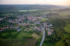 Vue aérienne de Quartier Heimburg in Blankenburg dans le département Saxe-Anhalt, Allemagne