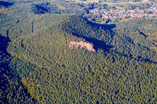 Darstein dans le département Rhénanie-Palatinat, Allemagne d'en haut