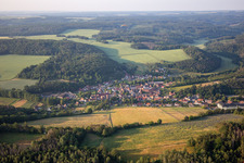 Vue aérienne de Quartier Stangerode in Arnstein dans le département Saxe-Anhalt, Allemagne