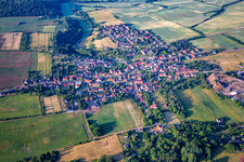 Vue aérienne de Quartier Wettelrode in Sangerhausen dans le département Saxe-Anhalt, Allemagne