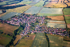 Vue aérienne de Quartier Lengefeld in Sangerhausen dans le département Saxe-Anhalt, Allemagne