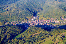 Waldrohrbach dans le département Rhénanie-Palatinat, Allemagne d'en haut