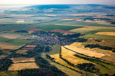 Vue aérienne de Quartier Udersleben in Bad Frankenhausen dans le département Thuringe, Allemagne