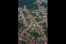 Vue aérienne de Avenue du château à Ballenstedt dans le département Saxe-Anhalt, Allemagne