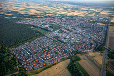 Image drone de Rülzheim dans le département Rhénanie-Palatinat, Allemagne