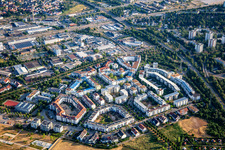 Photographie aérienne de Bague Ida Dehmel à le quartier Käfertal in Mannheim dans le département Bade-Wurtemberg, Allemagne