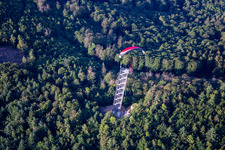 Tour de tambour Rimbach à le quartier Zotzenbach in Rimbach dans le département Hesse, Allemagne d'en haut
