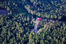 Tour de tambour Rimbach à le quartier Zotzenbach in Rimbach dans le département Hesse, Allemagne hors des airs