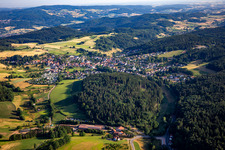 Quartier Hammelbach in Grasellenbach dans le département Hesse, Allemagne hors des airs