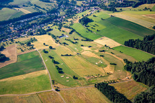 Vue aérienne de Buchenhof Golf et Country Club Hetzbach e. v à le quartier Hetzbach in Oberzent dans le département Hesse, Allemagne