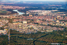 Vue aérienne de Du nord-ouest à Speyer dans le département Rhénanie-Palatinat, Allemagne