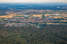 Vue aérienne de Du nord à Dudenhofen dans le département Rhénanie-Palatinat, Allemagne