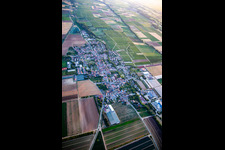 Vue aérienne de De l'est à Weingarten dans le département Rhénanie-Palatinat, Allemagne