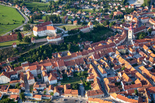 Vue aérienne de Ptuj dans le département Slovénie, Slovénie