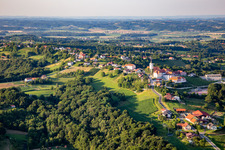 Vue aérienne de Église Saint-Urbain - Destrnik à Destrnik dans le département Slovénie, Slovénie