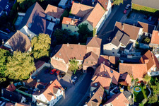Quartier Billigheim in Billigheim-Ingenheim dans le département Rhénanie-Palatinat, Allemagne d'un drone