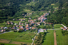 Vue aérienne de Nova Gorica dans le département Slovénie, Slovénie