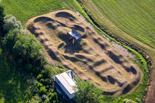 Vue aérienne de Piste de BMX à Nova Gorica dans le département Slovénie, Slovénie