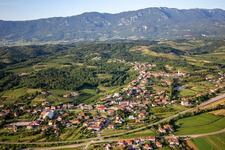 Vue aérienne de Nova Gorica dans le département Slovénie, Slovénie