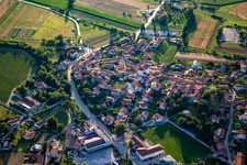 Photographie aérienne de Sempas à Nova Gorica dans le département Slovénie, Slovénie