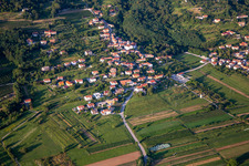Nova Gorica dans le département Slovénie, Slovénie depuis l'avion