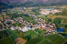 Photographie aérienne de Renče-Vogrsko dans le département Slovénie, Slovénie