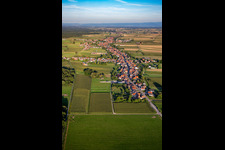 Photographie aérienne de De l'ouest à Schleithal dans le département Bas Rhin, France
