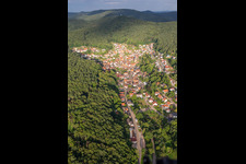 Photographie aérienne de De l'est à Dörrenbach dans le département Rhénanie-Palatinat, Allemagne