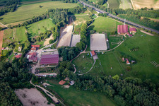 Harras de la Née à Mothern dans le département Bas Rhin, France vue d'en haut