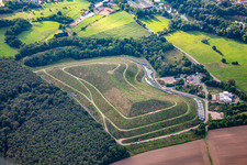 Vue aérienne de Décharge (hors service) à Berg dans le département Rhénanie-Palatinat, Allemagne