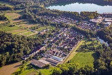 Vue aérienne de Quartier Grauelsbaum in Lichtenau dans le département Bade-Wurtemberg, Allemagne