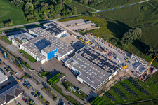 Photographie aérienne de Groupe Zimmer Am Glockenloch à le quartier Freistett in Rheinau dans le département Bade-Wurtemberg, Allemagne
