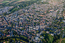 Vue aérienne de Du nord-ouest à Kehl dans le département Bade-Wurtemberg, Allemagne