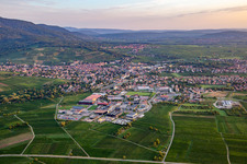 Vue aérienne de Barr dans le département Bas Rhin, France