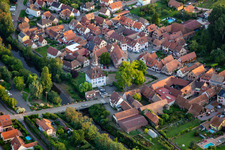 Vue aérienne de Parc Audéou à Avolsheim dans le département Bas Rhin, France