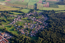 Biblisheim dans le département Bas Rhin, France vue d'en haut